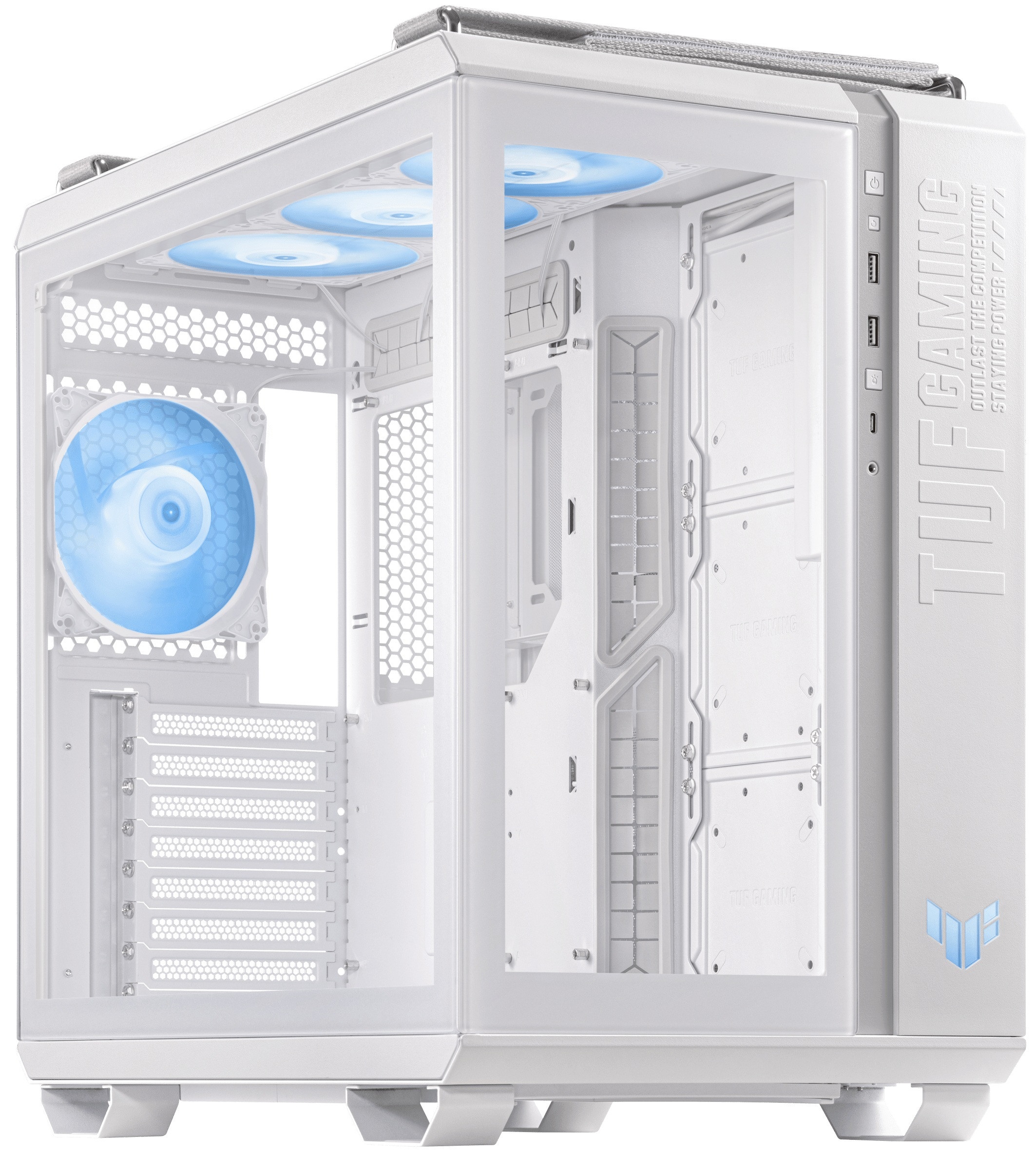 Корпус ASUS TUF GAMING GT502 PLUS TG ARGB WHITE (90DC0093-B19000) GT502 PLUS/WHT/TG