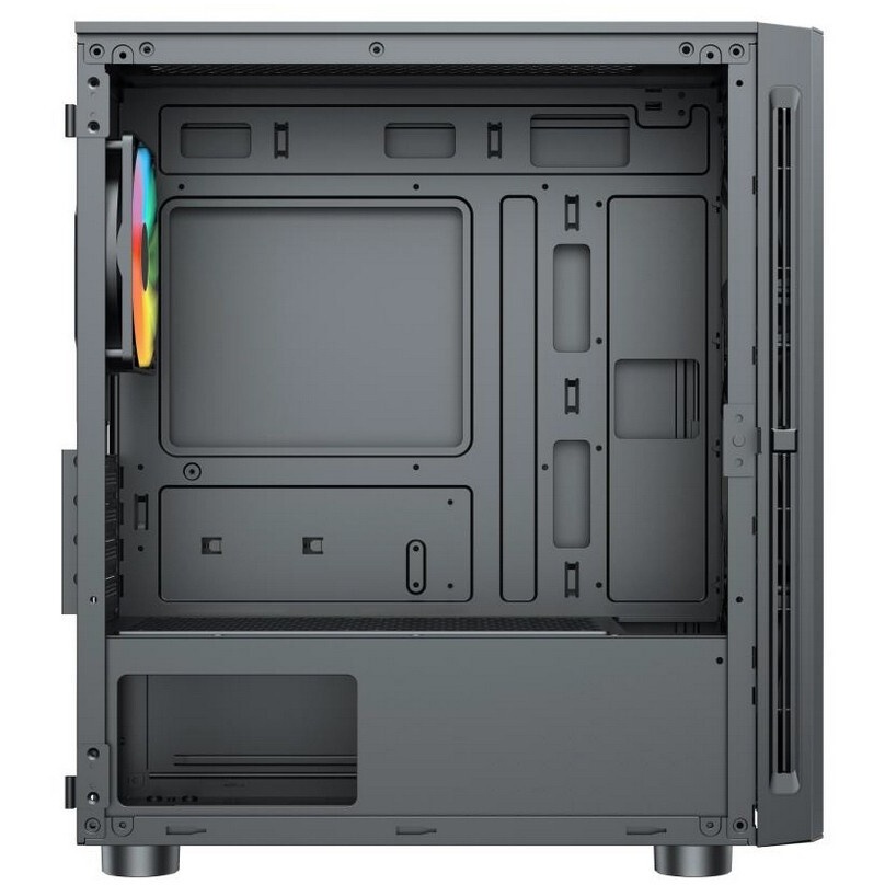 Компьютерный корпус ACD Citadel 104 ATX, Black, USB3.0*1+USB2.0*2+HD audio,3*12cm F1 ARGB fans at fr