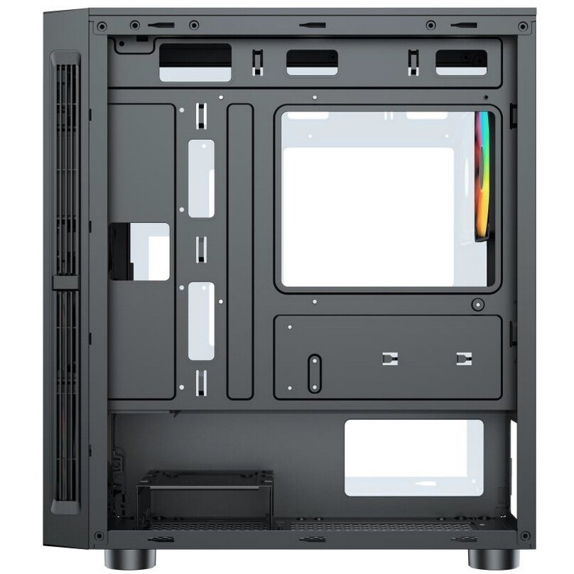 Компьютерный корпус ACD Citadel 104 ATX, Black, USB3.0*1+USB2.0*2+HD audio,3*12cm F1 ARGB fans at fr