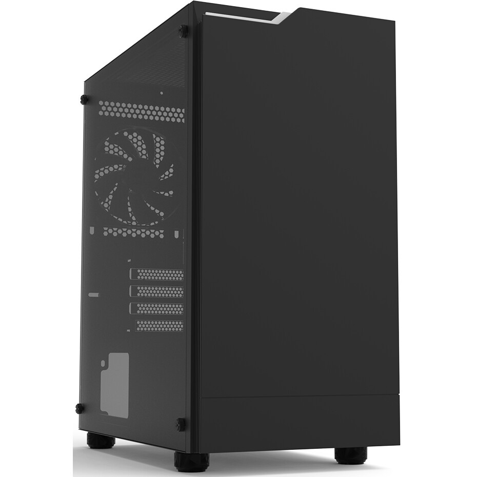 Компьютерный корпус ACD Citadel 104 ATX, Black, USB3.0*1+USB2.0*2+HD audio,3*12cm F1 ARGB fans at fr