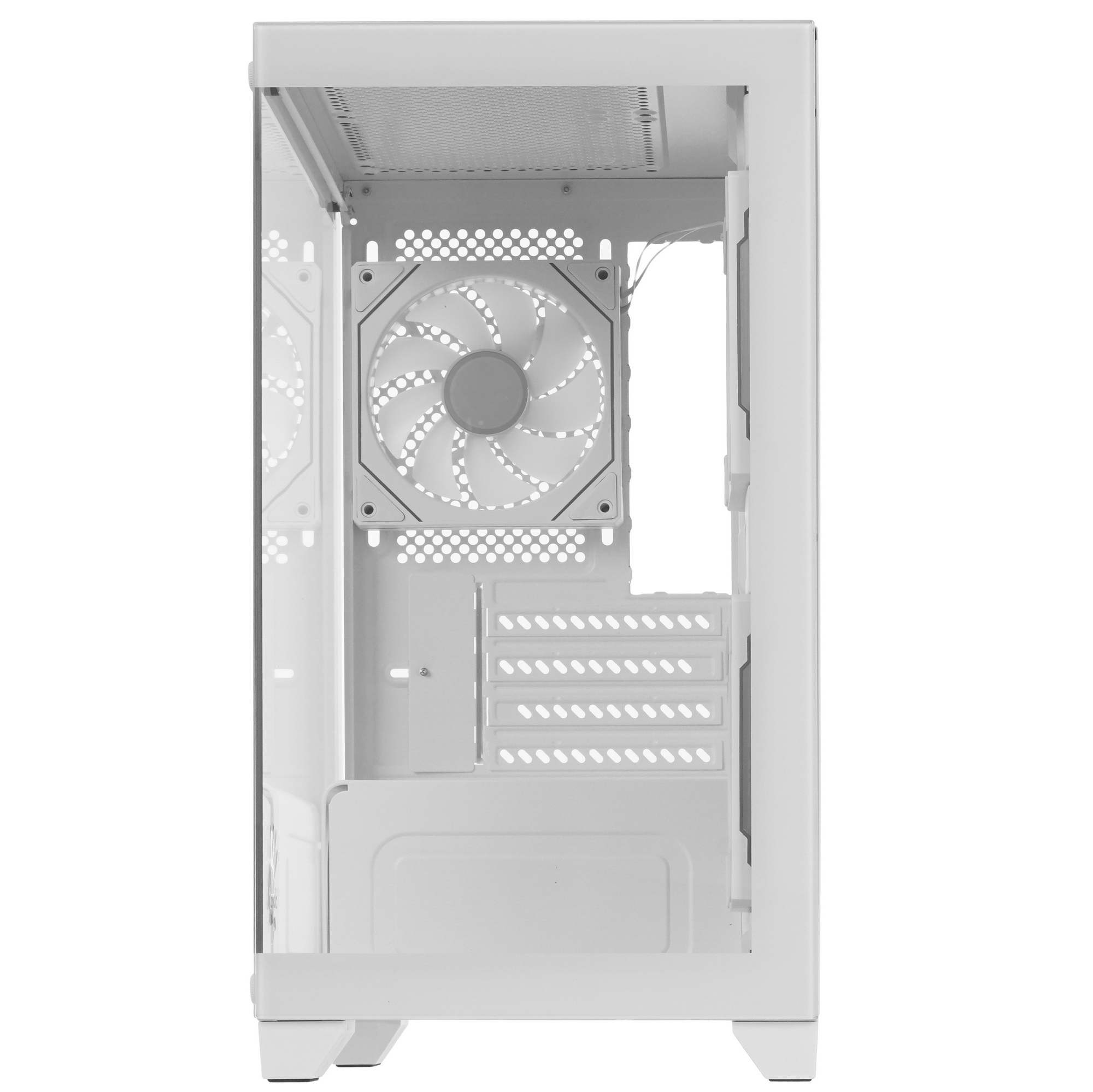 Корпус Bloody BD-CC103F белый без БП mATX 7x120mm 1xUSB2.0 1xUSB3.0 audio bott PSU