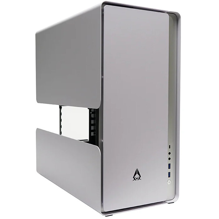 Компьютерный корпус Azza Cast белый без БП ATX 3x120mm 2x140mm 2xUSB3.0 audio bott PSU