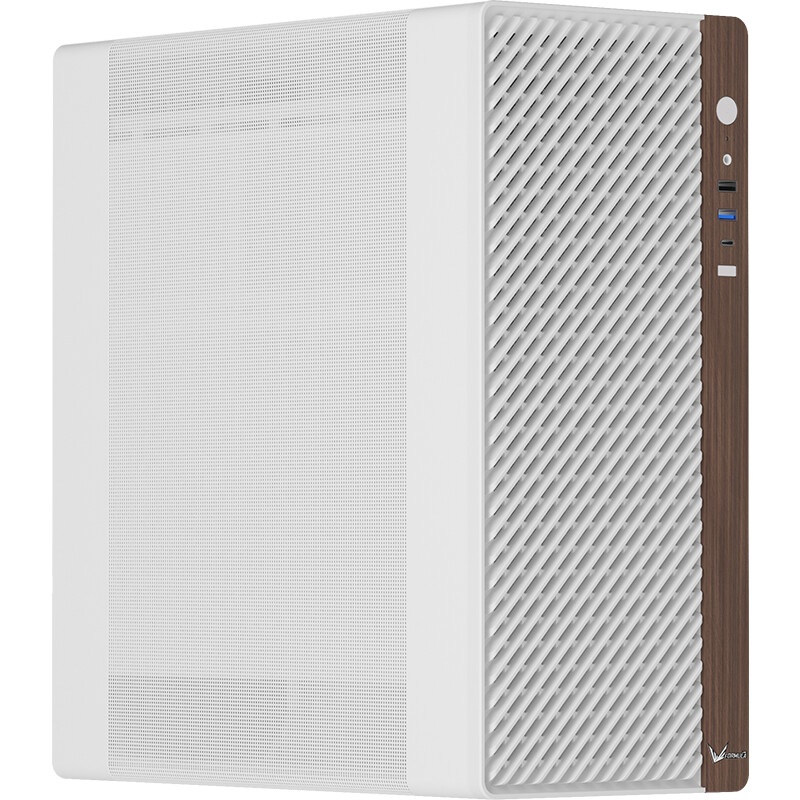 Компьютерный корпус Azza Cast белый без БП ATX 3x120mm 2x140mm 2xUSB3.0 audio bott PSU