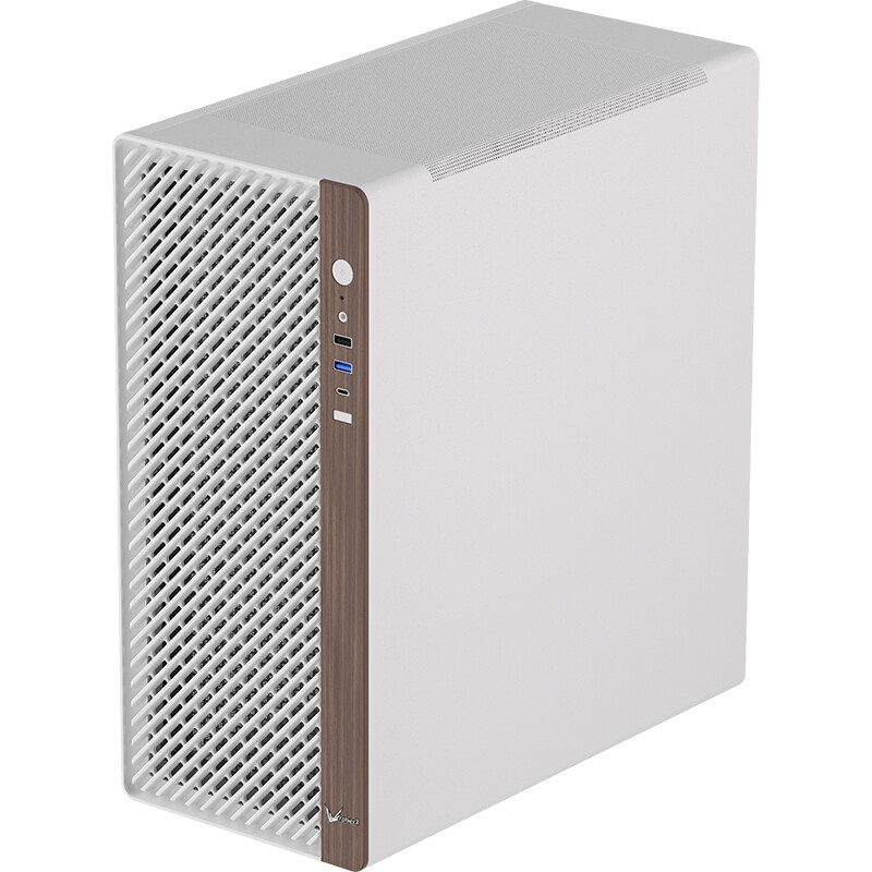 Компьютерный корпус Azza Cast белый без БП ATX 3x120mm 2x140mm 2xUSB3.0 audio bott PSU