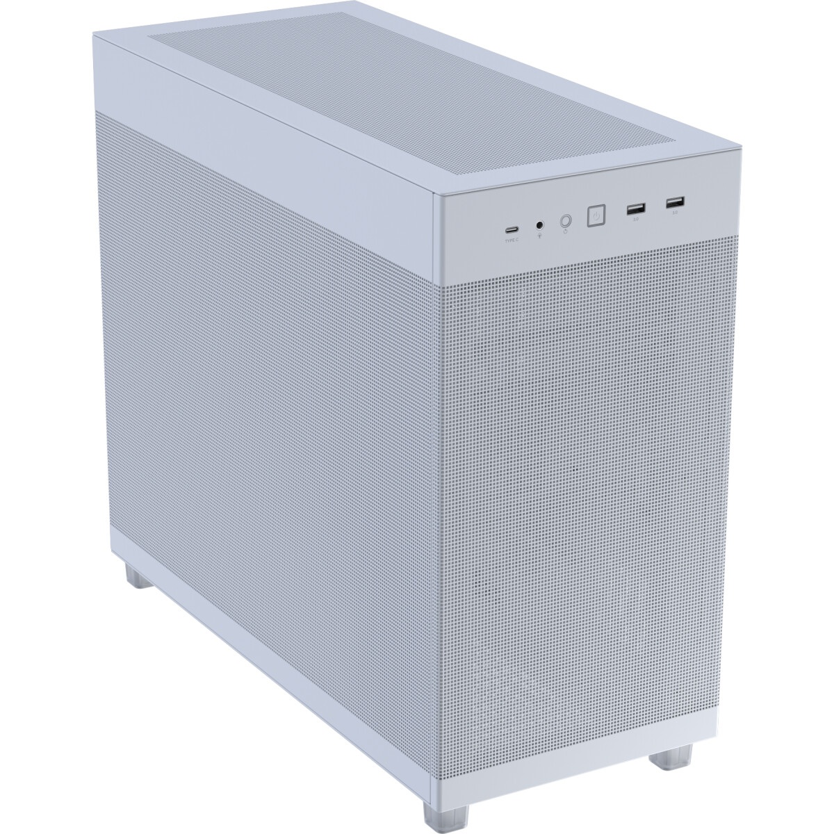 Компьютерный корпус Azza Cast белый без БП ATX 3x120mm 2x140mm 2xUSB3.0 audio bott PSU