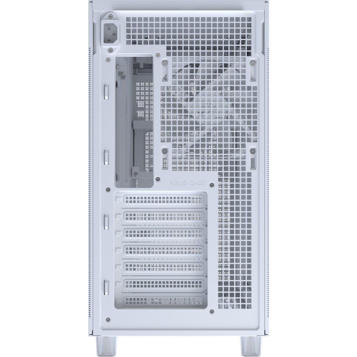 Компьютерный корпус Azza Cast белый без БП ATX 3x120mm 2x140mm 2xUSB3.0 audio bott PSU