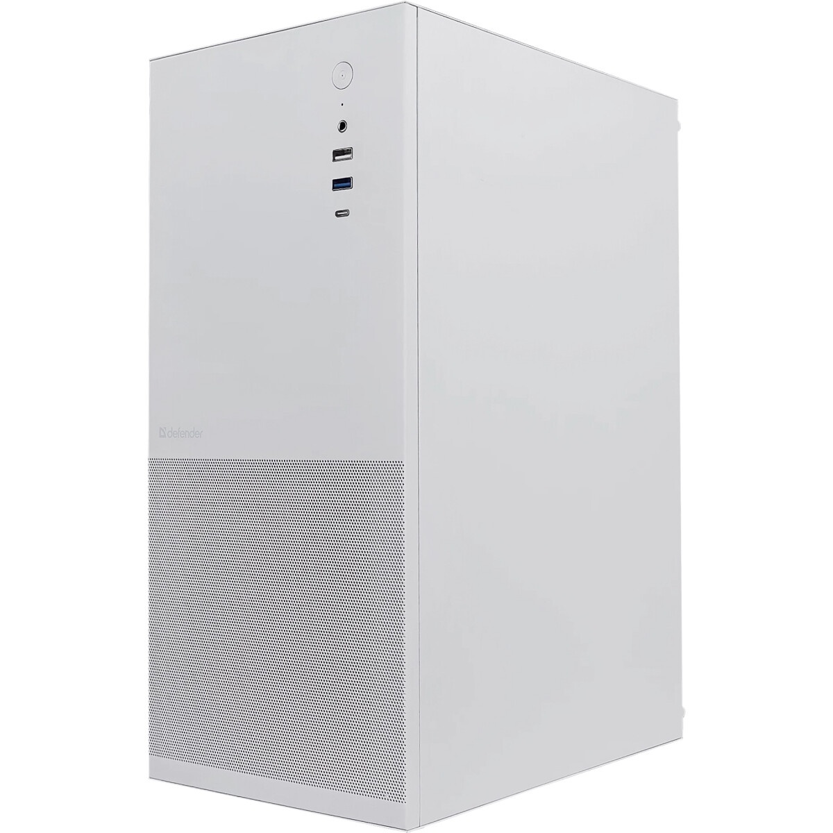Компьютерный корпус Azza Cast белый без БП ATX 3x120mm 2x140mm 2xUSB3.0 audio bott PSU