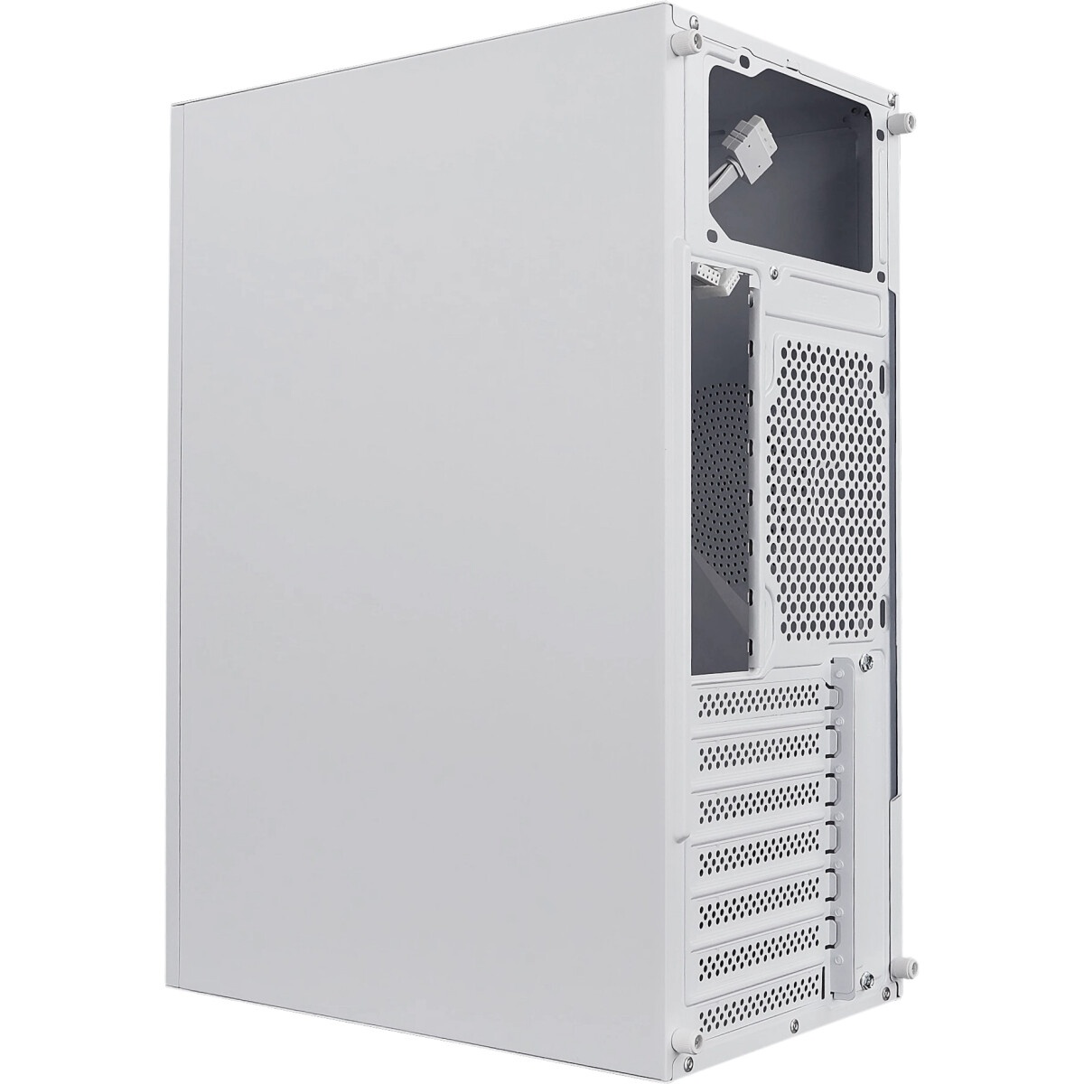 Компьютерный корпус Azza Cast белый без БП ATX 3x120mm 2x140mm 2xUSB3.0 audio bott PSU