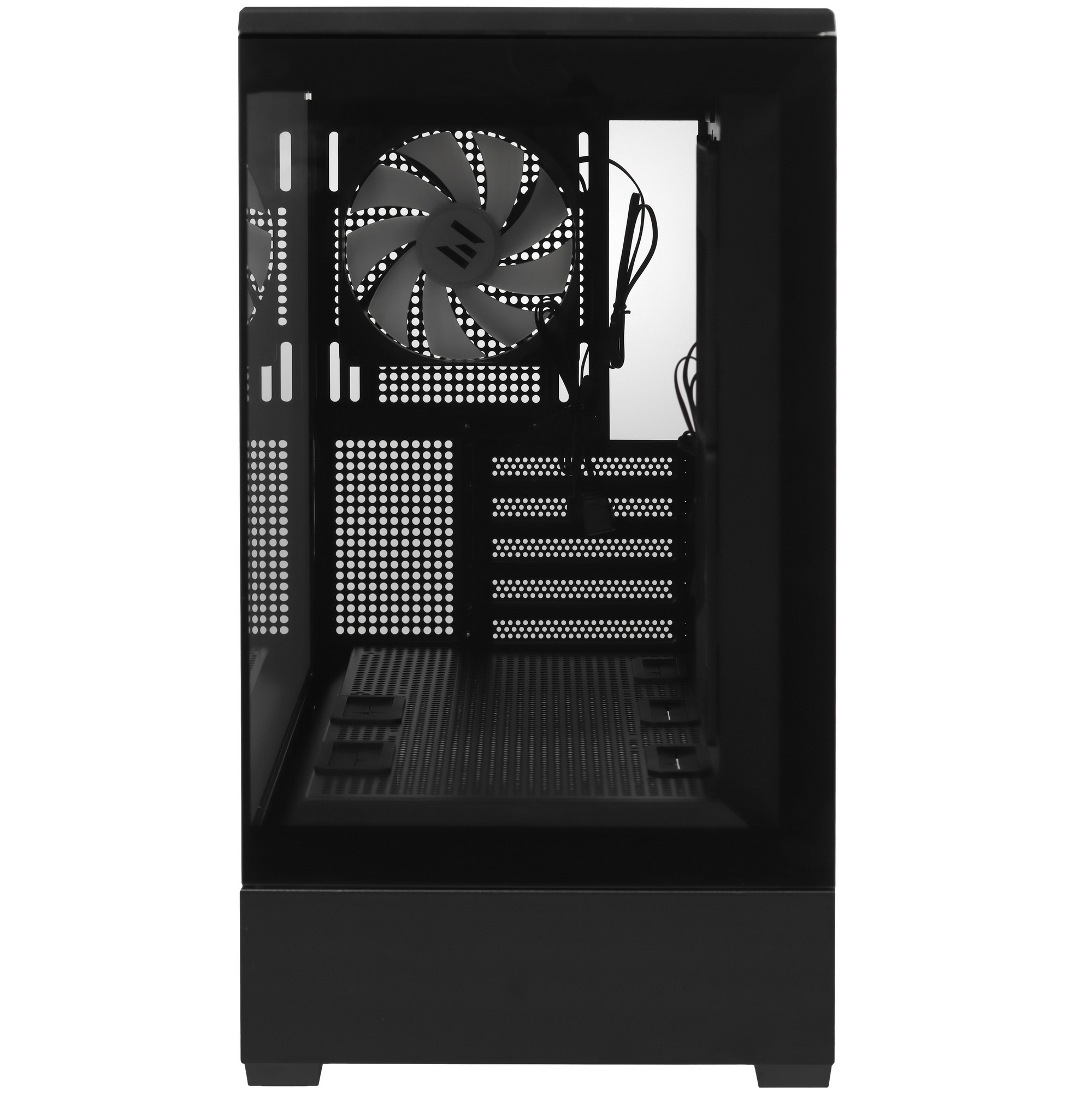 Компьютерный корпус MiniTower Zalman P30 Black (mATX, без БП, ARGB, USB3.2 Type-A + USB3.2 Type-C) (