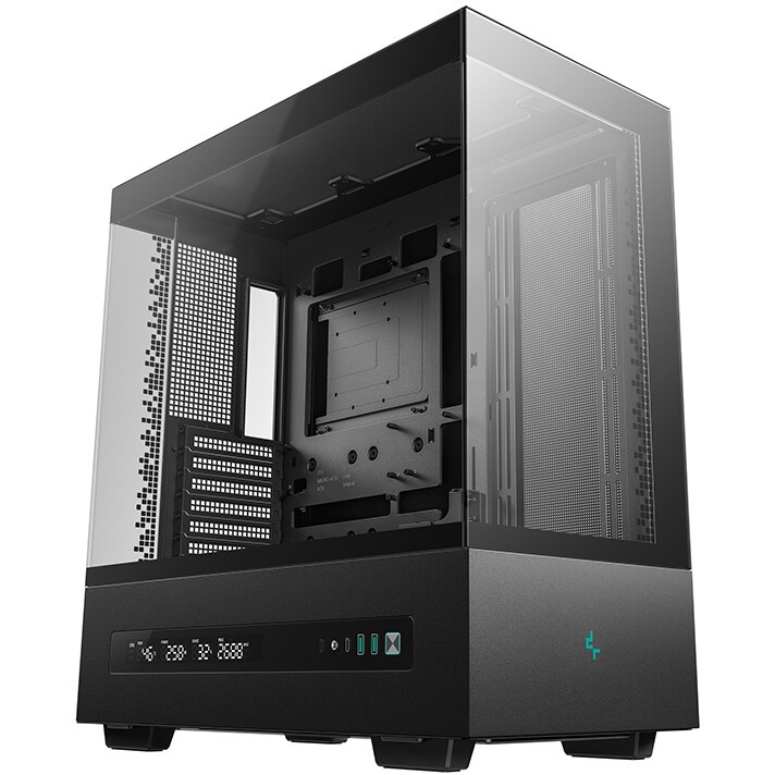 Компьютерный корпус Aerocool / Formula Crystal Z9 FLOE черный без БП ATX 2xUSB3.0 audio bott PSU