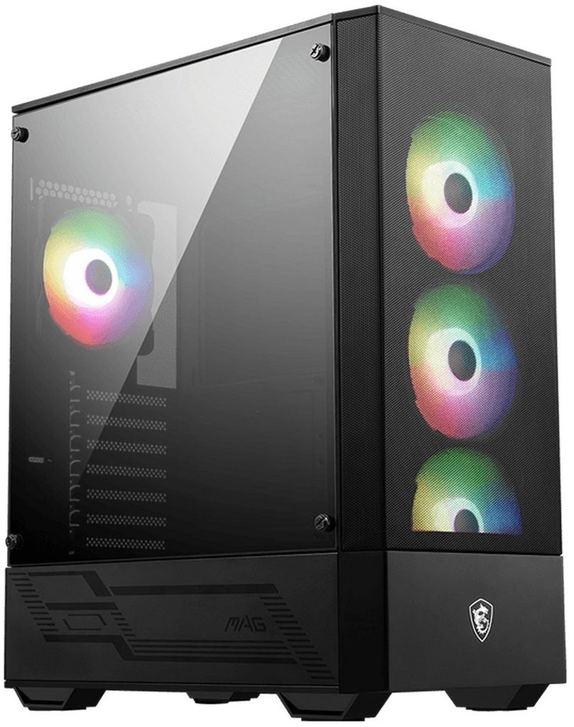 Компьютерный корпус MSI MAG FORGE 112R 2xUSB 3.0, 4x120mm ARGB Fan, ARGB Control Board, Tempered Gla
