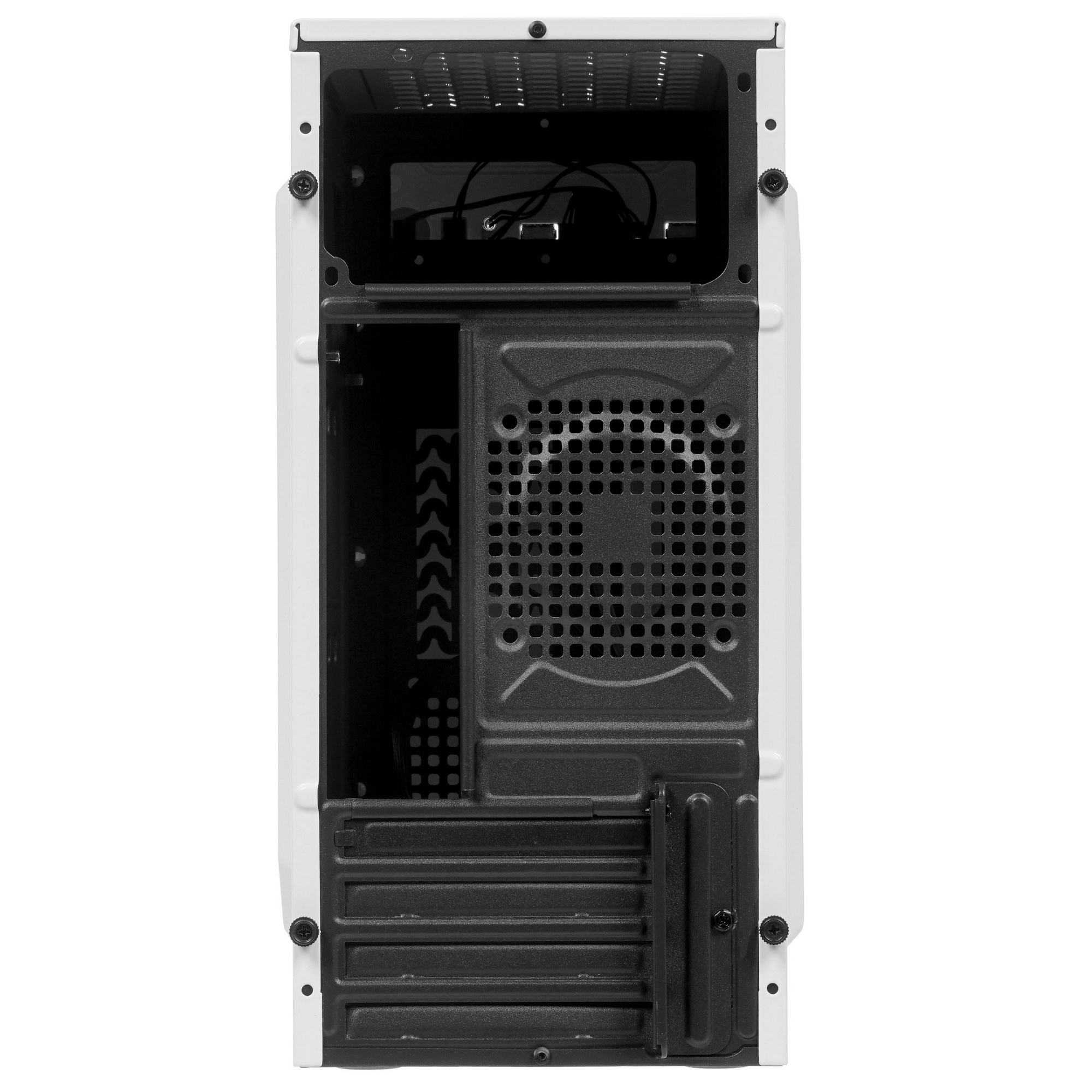 Компьютерный корпус MiniTower Ginzzu B185 White mATX,2xUSB2.0, белый,w/o PSU, w/o fan (Ginzzu B185)