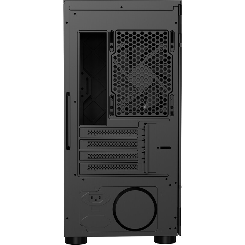 Корпус без блока питания PCCooler C3D310 BK, Mesh Mid Tower, Black, TG, 0.6 SPCC, no fans mATX, mITX