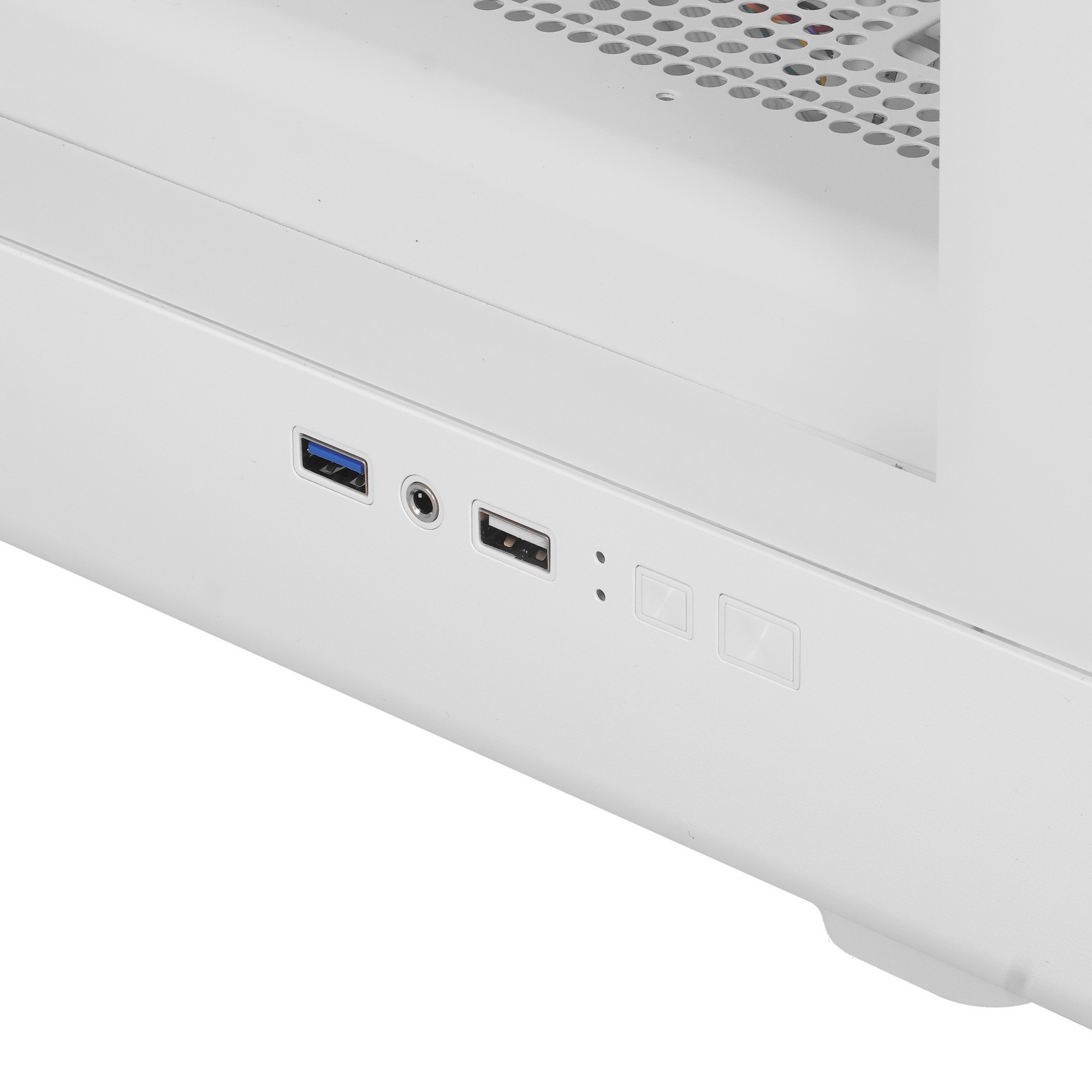 Корпус Powercase Mistral Micro C4W ARGB, Tempered Glass, 4x 120mm ARGB PWM Fan, белый, mATX (CMMCW-A