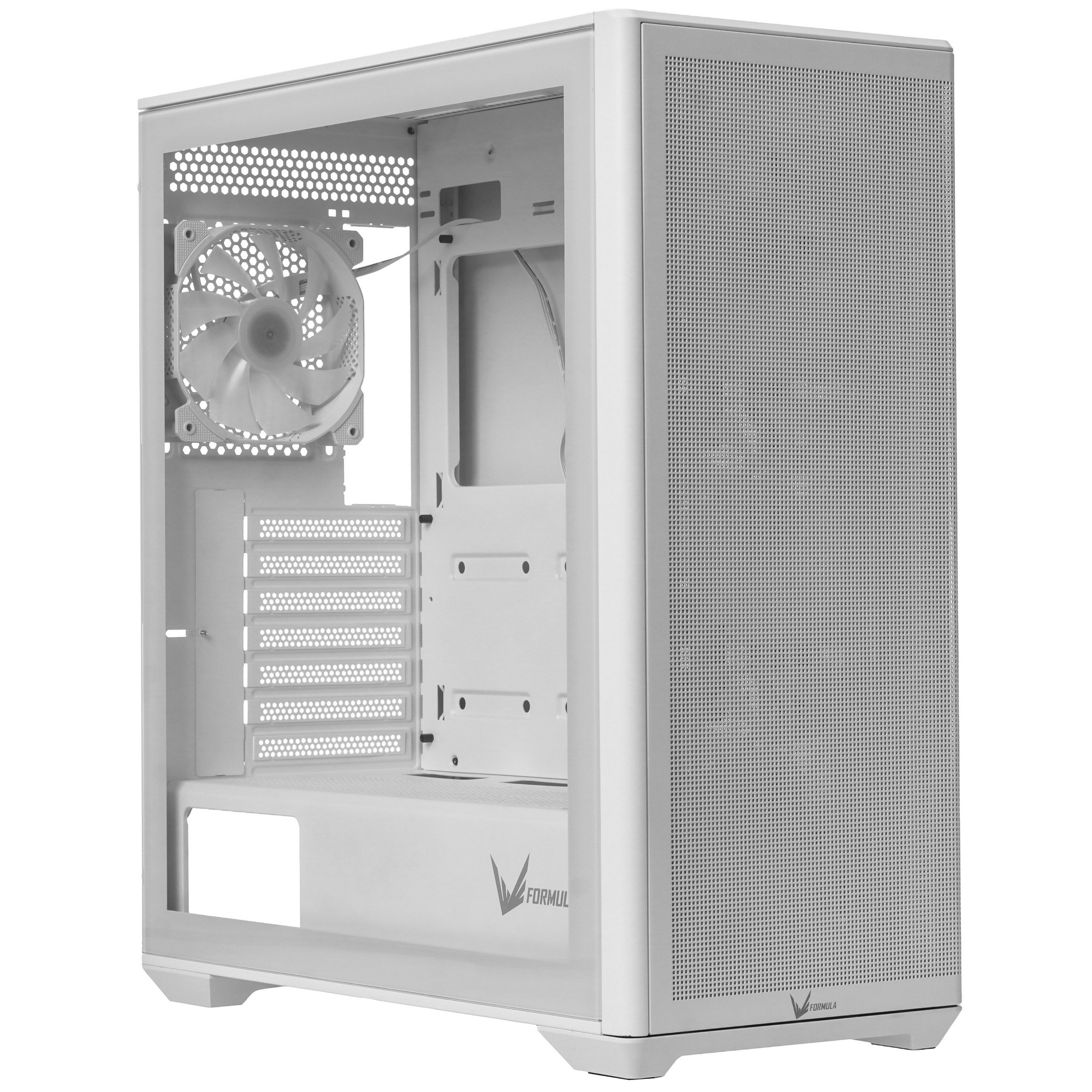 Компьютерный корпус Aerocool / Formula Air Power G5 Plus белый без БП ATX 4x120mm 2xUSB2.0 1xUSB3.1