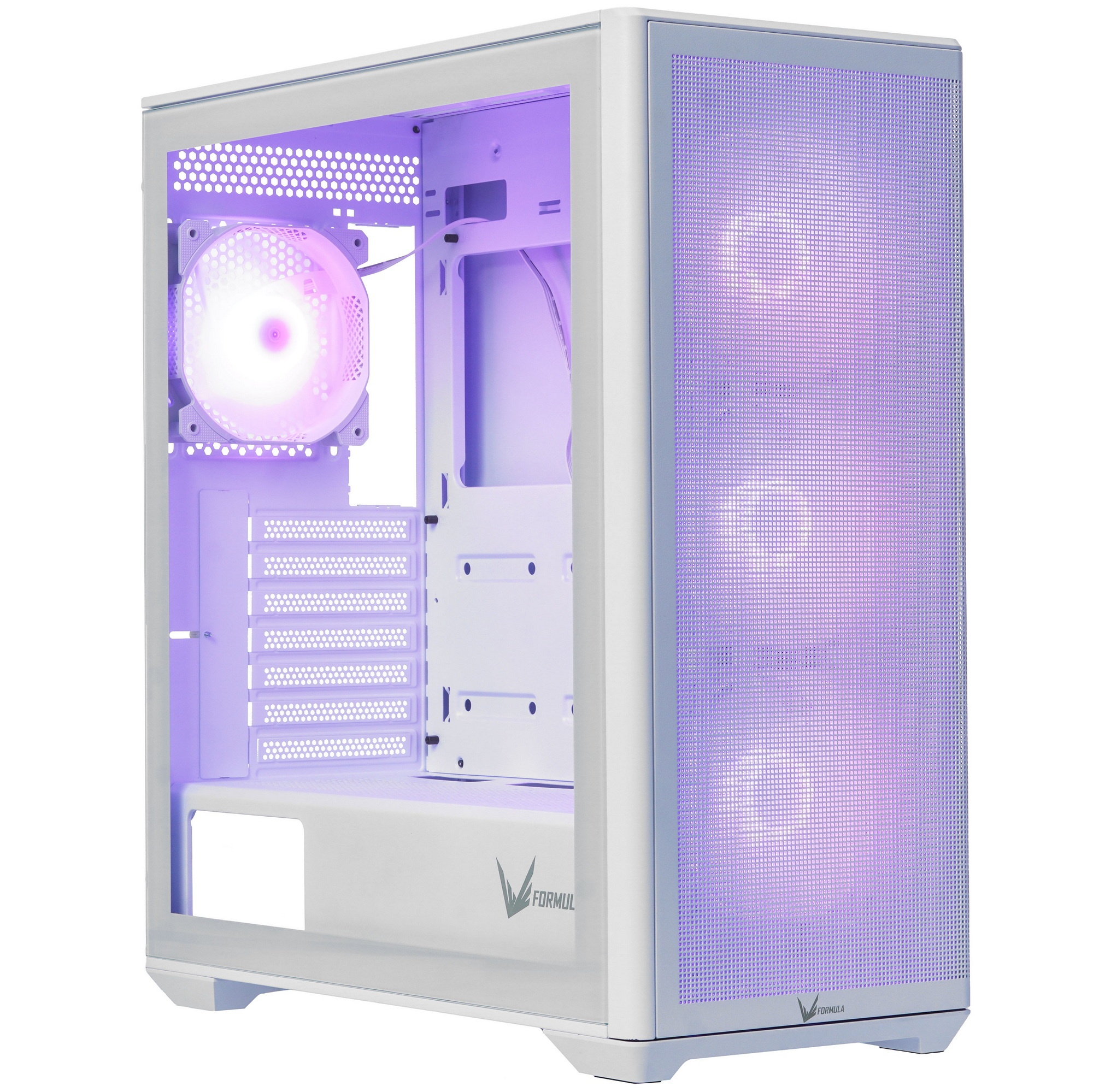 Компьютерный корпус Aerocool / Formula Air Power G5 Plus белый без БП ATX 4x120mm 2xUSB2.0 1xUSB3.1