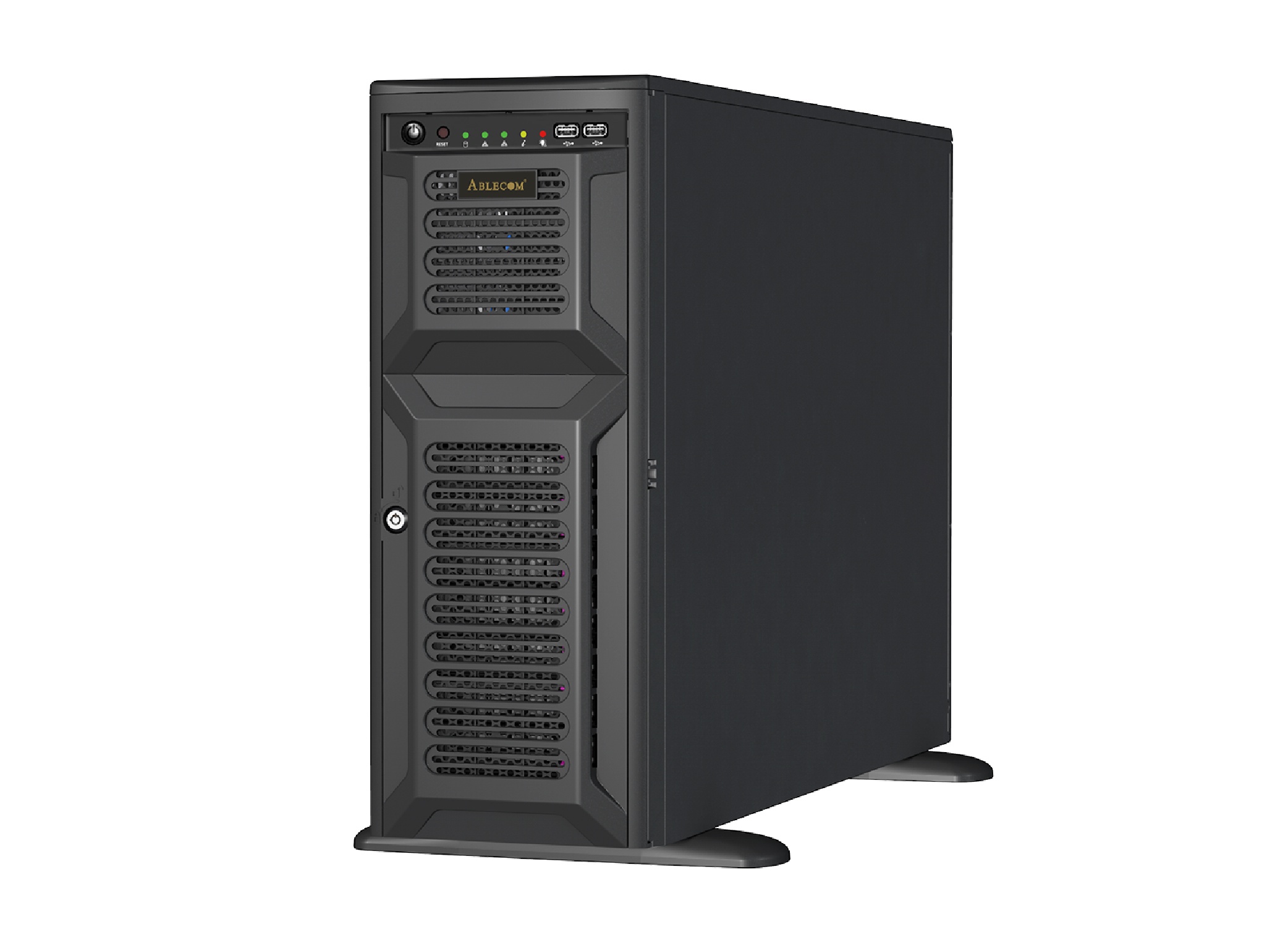 Серверный корпус 4U, ATX /E-ATX, Tower,8x3.5" hs +3x5.25'' int + 1x3.5''  SAS/SATA, 12Gbps Backplane