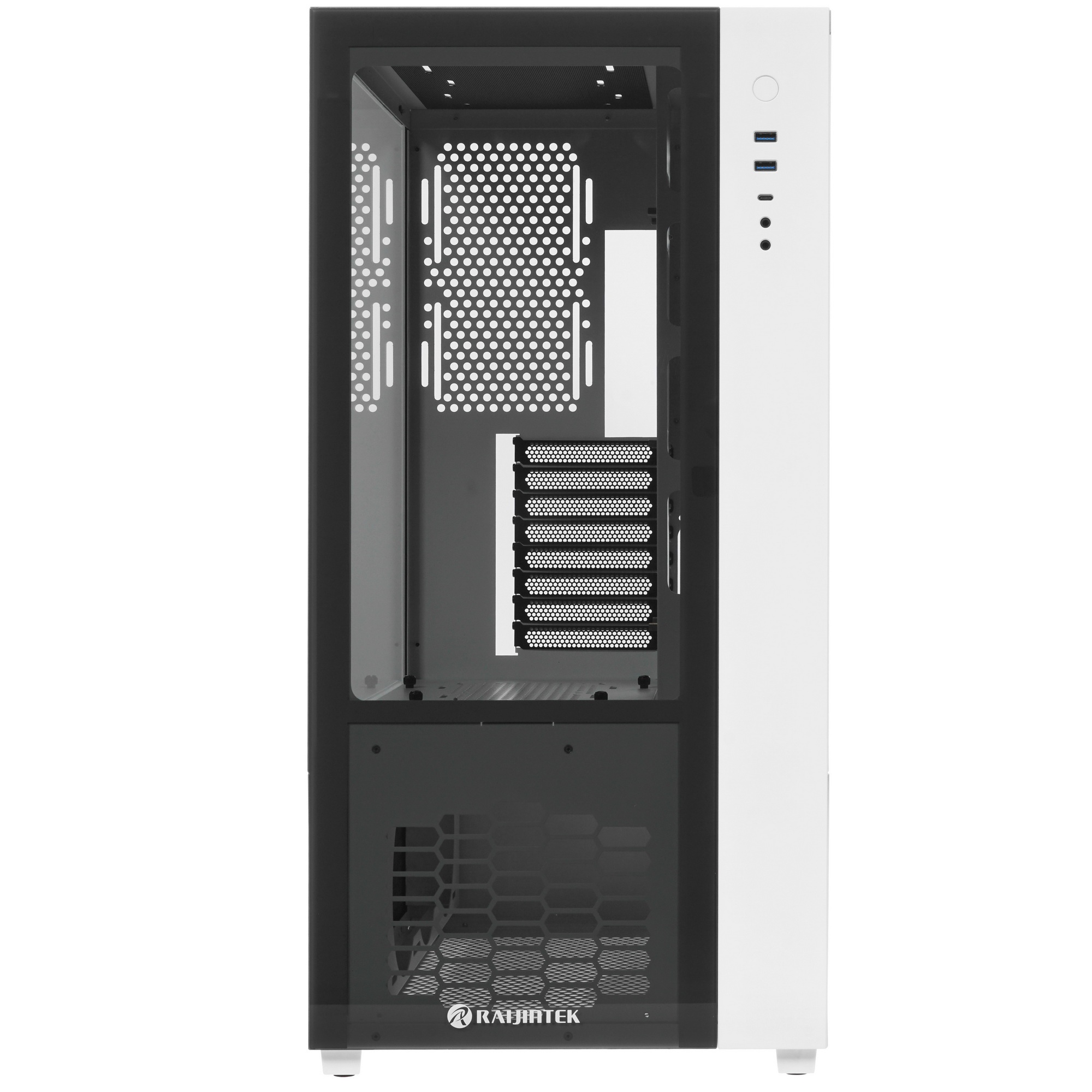 Компьютерный корпус Raijintek PAEAN PREMIUM WHITE 0R20B00209, Aluminum, ATX/MICRO ATX/MINI-ITX, USB3