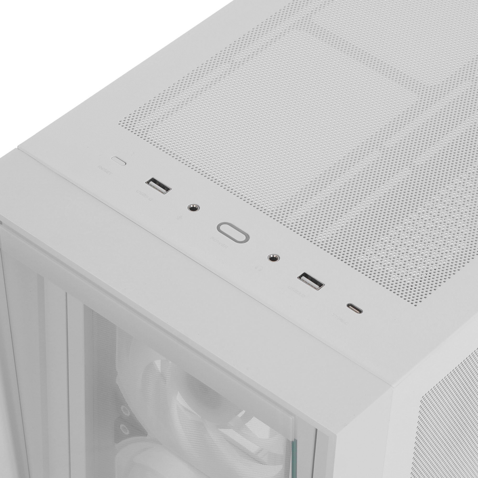 Компьютерный корпус ACD Lagrange; ATX, White, FANS: 120mm ARGB: 3 Top + 1 Rear + HUB. Drive bay int: