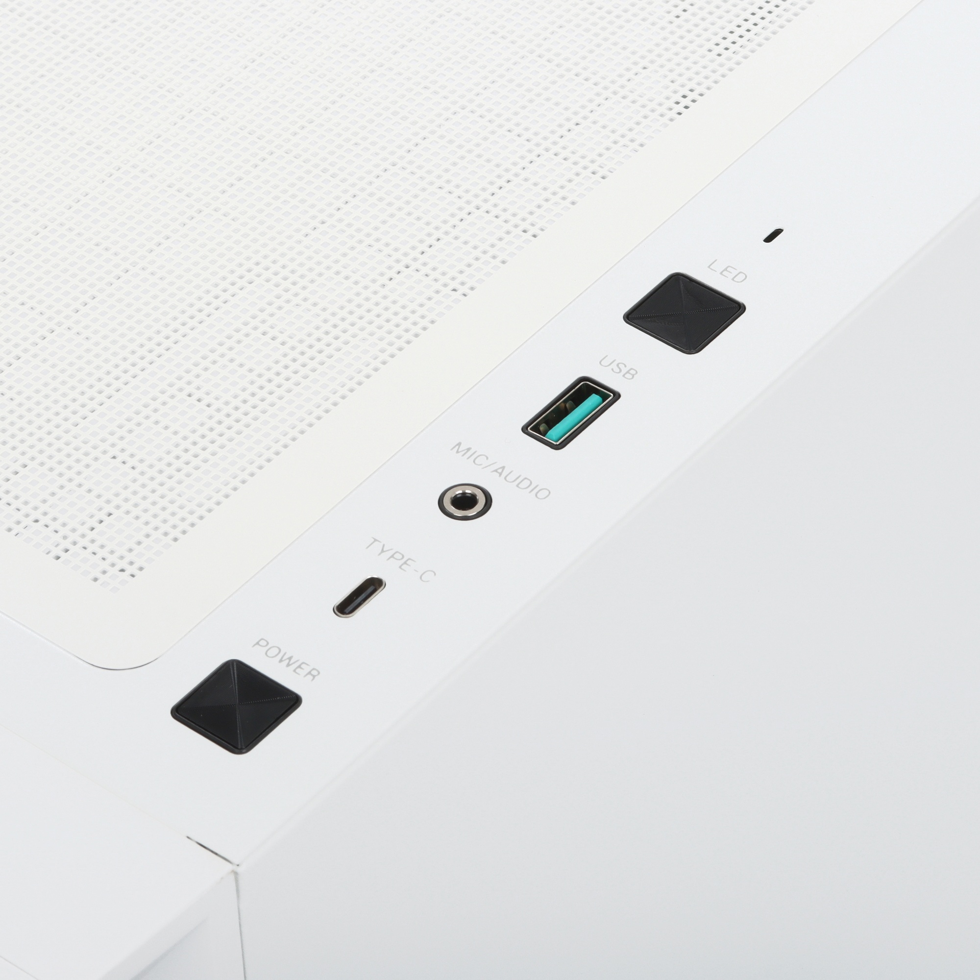 Компьютерный корпус Deepcool CH360 WH без БП, боковое окно (закаленное стекло), 2x140мм ARGB LED вен