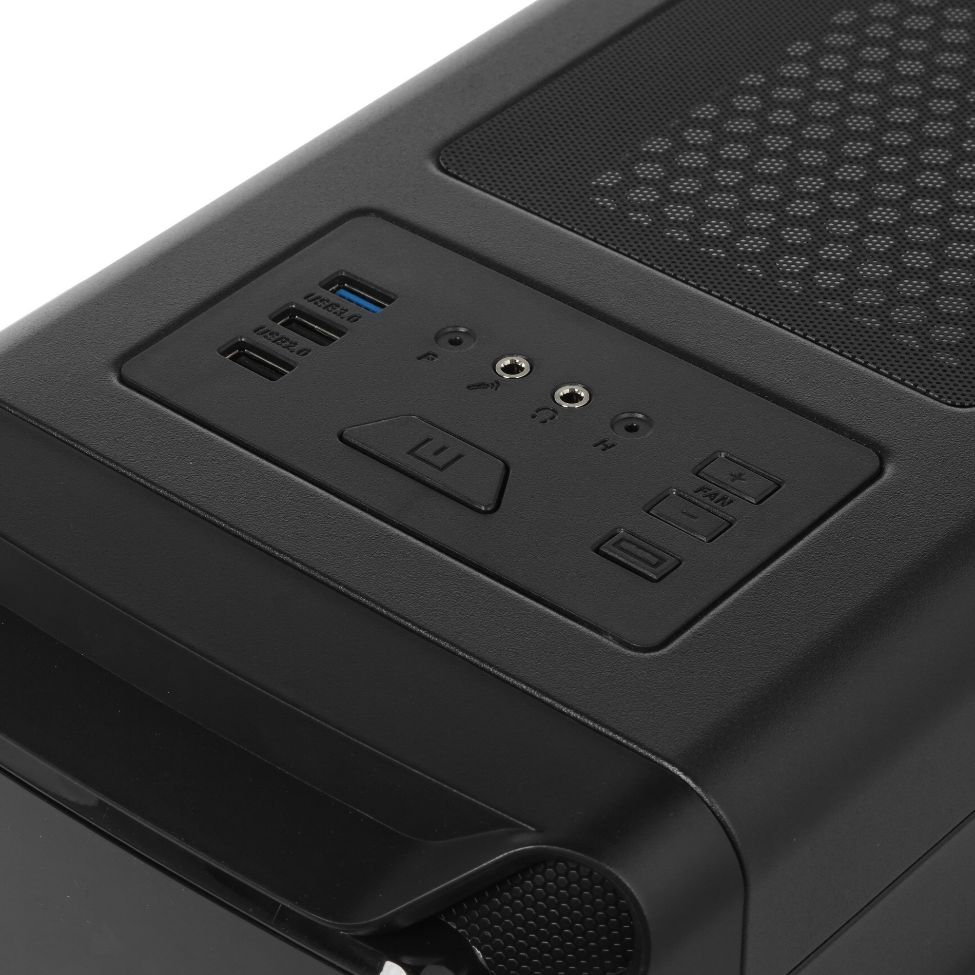 Компьютерный корпус Zalman i3 edge черный без БП ATX 3x120mm 2xUSB2.0 1xUSB3.0 audio bott PSU