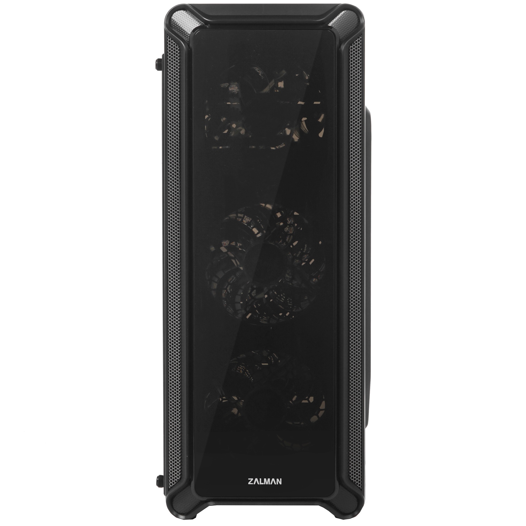 Компьютерный корпус Zalman i3 edge черный без БП ATX 3x120mm 2xUSB2.0 1xUSB3.0 audio bott PSU