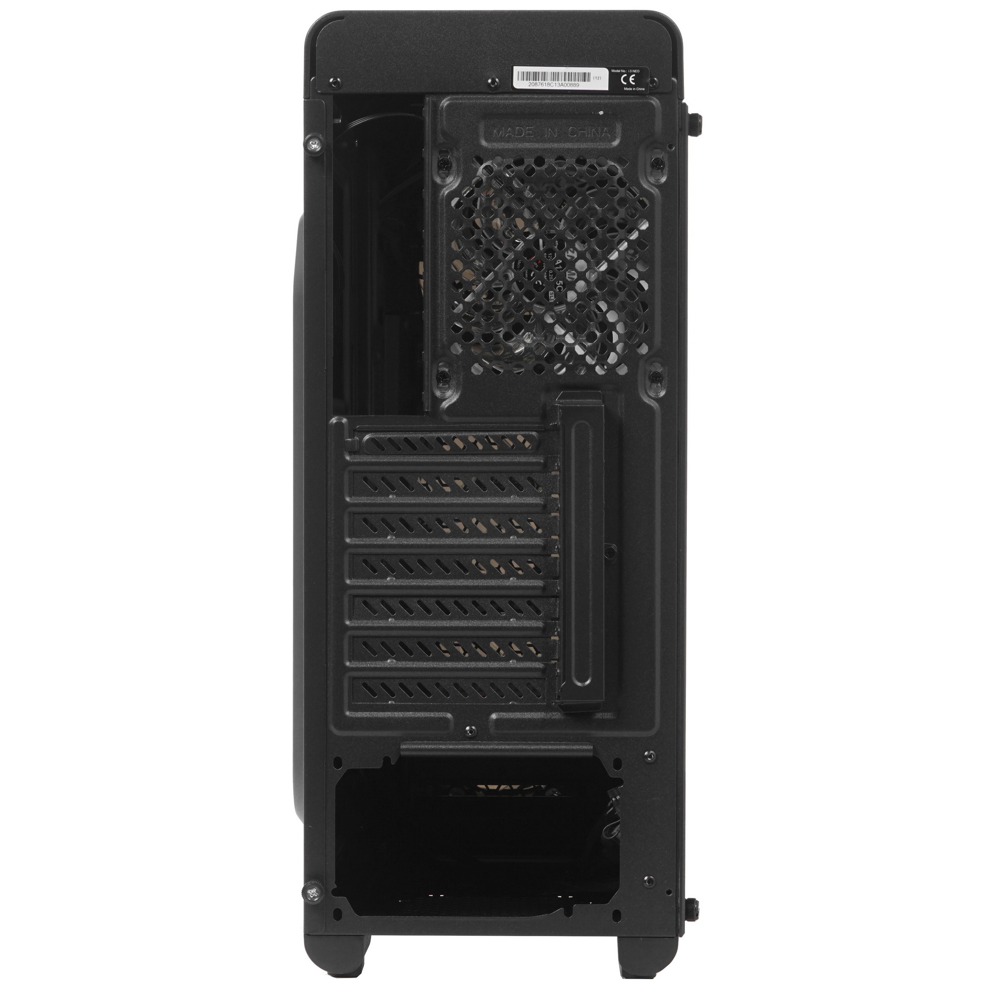 Компьютерный корпус Zalman i3 edge черный без БП ATX 3x120mm 2xUSB2.0 1xUSB3.0 audio bott PSU