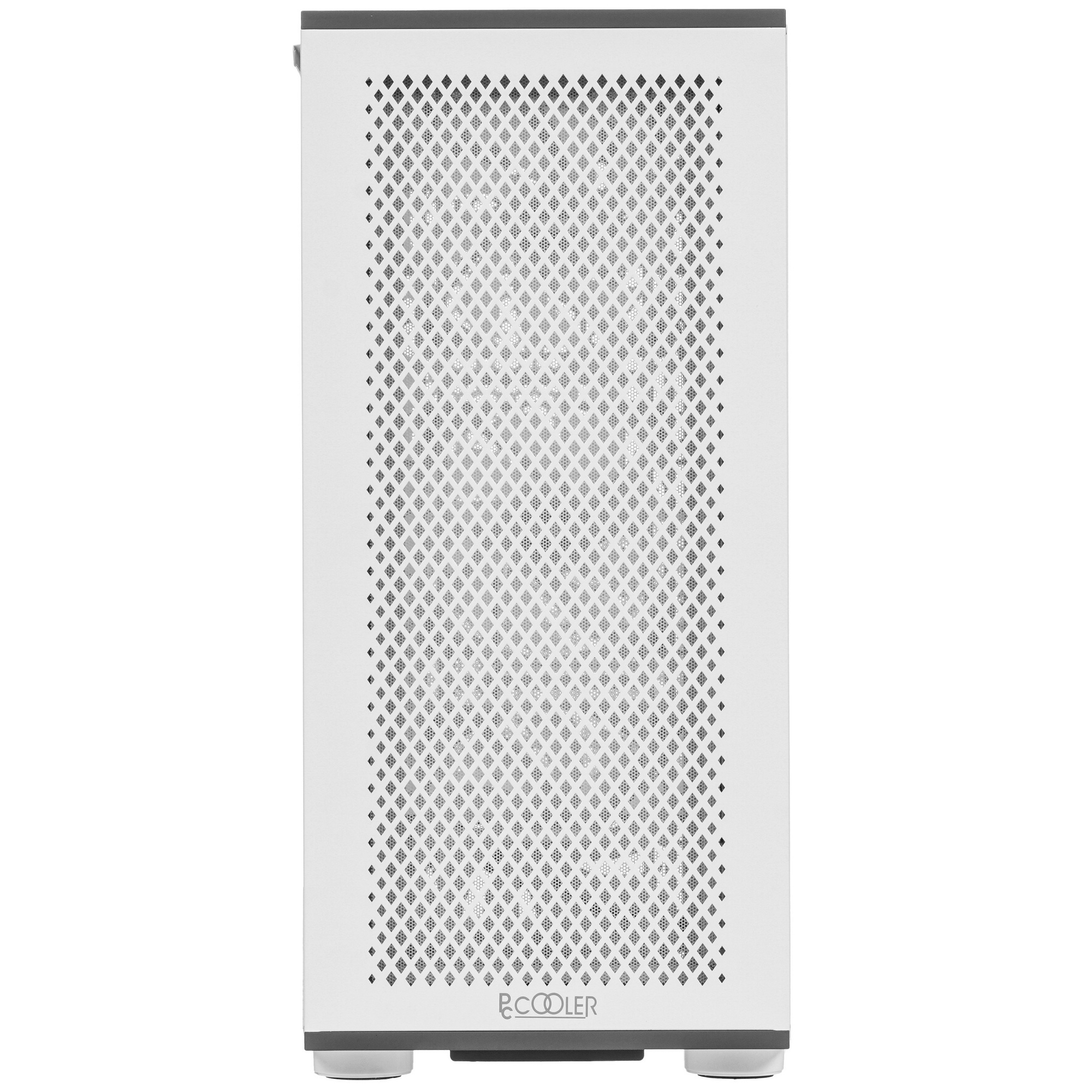 Компьютерный корпус PcCooler ME200 MESH WH белый-черный без БП ATX 3x120mm 2xUSB3.0 audio bott PSU