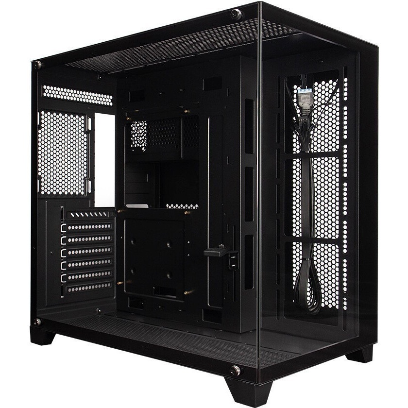 Корпус Azza Celesta F черный без БП ATX 5x120mm 5x140mm 2xUSB2.0 1xUSB3.0 audio bott PSU