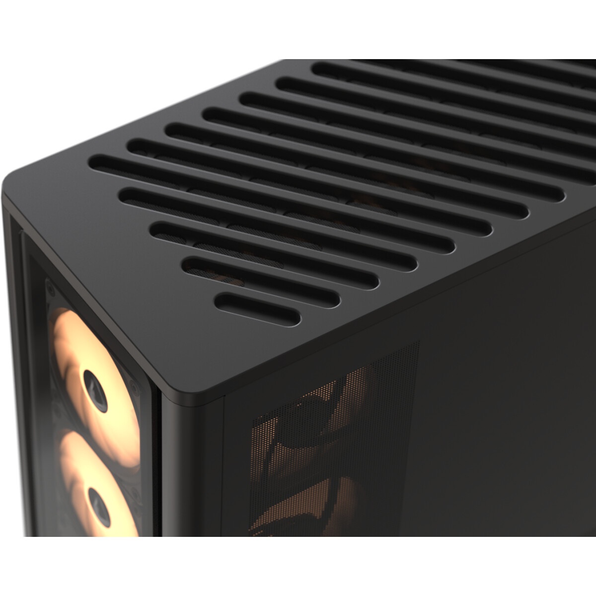 Корпус Azza Celesta F черный без БП ATX 5x120mm 5x140mm 2xUSB2.0 1xUSB3.0 audio bott PSU