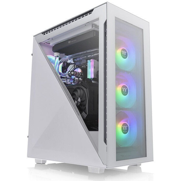 Компьютерный корпус Thermaltake Core P3 TG PRO белый без БП ATX 3x120mm 3x140mm 2xUSB2.0 2xUSB3.0 au