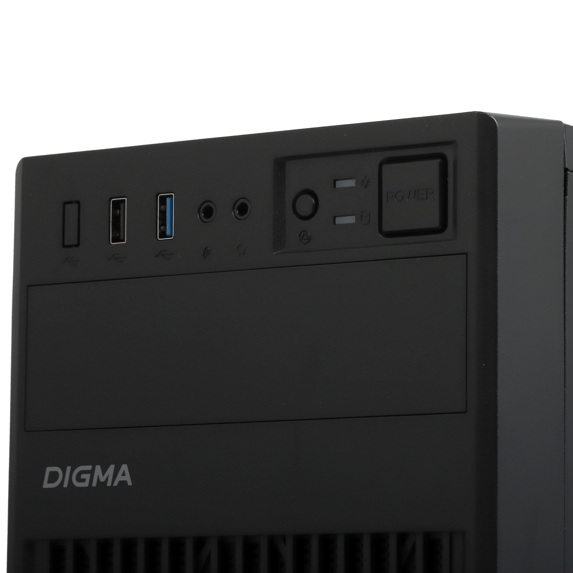Компьютерный корпус Digma DCC-MN302 черный без БП mATX 1x80mm 2x120mm 1xUSB2.0 1xUSB3.0 audio