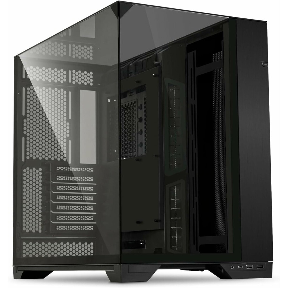 Компьютерный корпус Lian-Li O11 Vision черный без БП ATX 8x120mm 5x140mm 2xUSB3.0 audio bott PSU