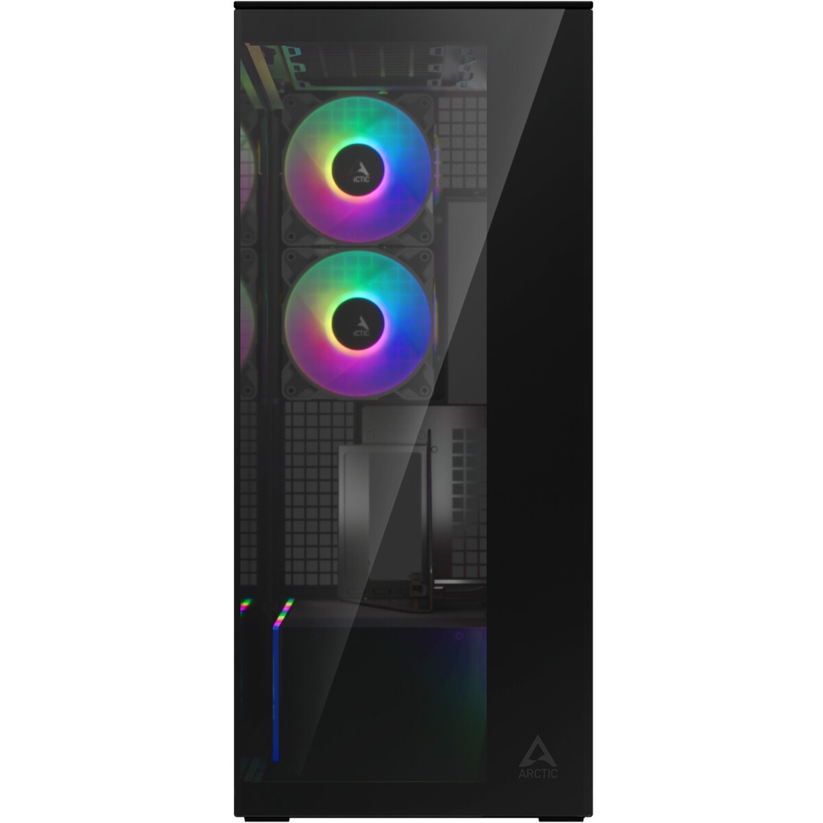 Компьютерный корпус Lian-Li O11 Vision черный без БП ATX 8x120mm 5x140mm 2xUSB3.0 audio bott PSU