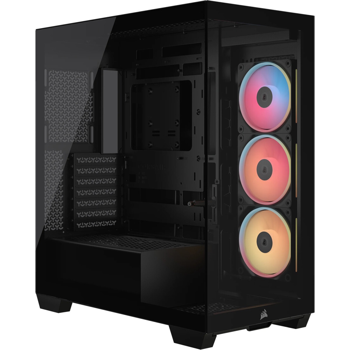 Компьютерный корпус Lian-Li O11 Vision черный без БП ATX 8x120mm 5x140mm 2xUSB3.0 audio bott PSU