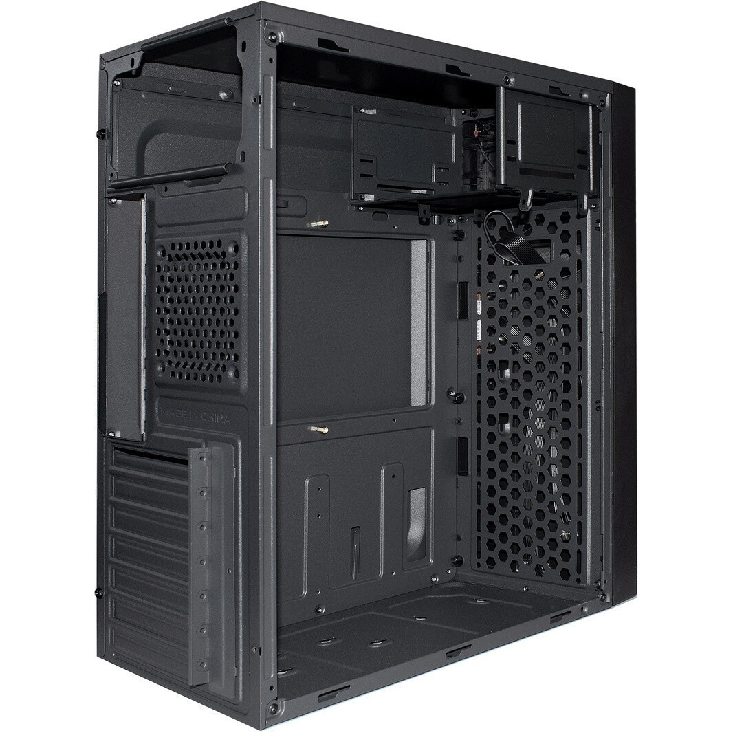 Компьютерный корпус Miditower ExeGate AA-440-AA400 (ATX, AA400 8 см, 2*USB, аудио)