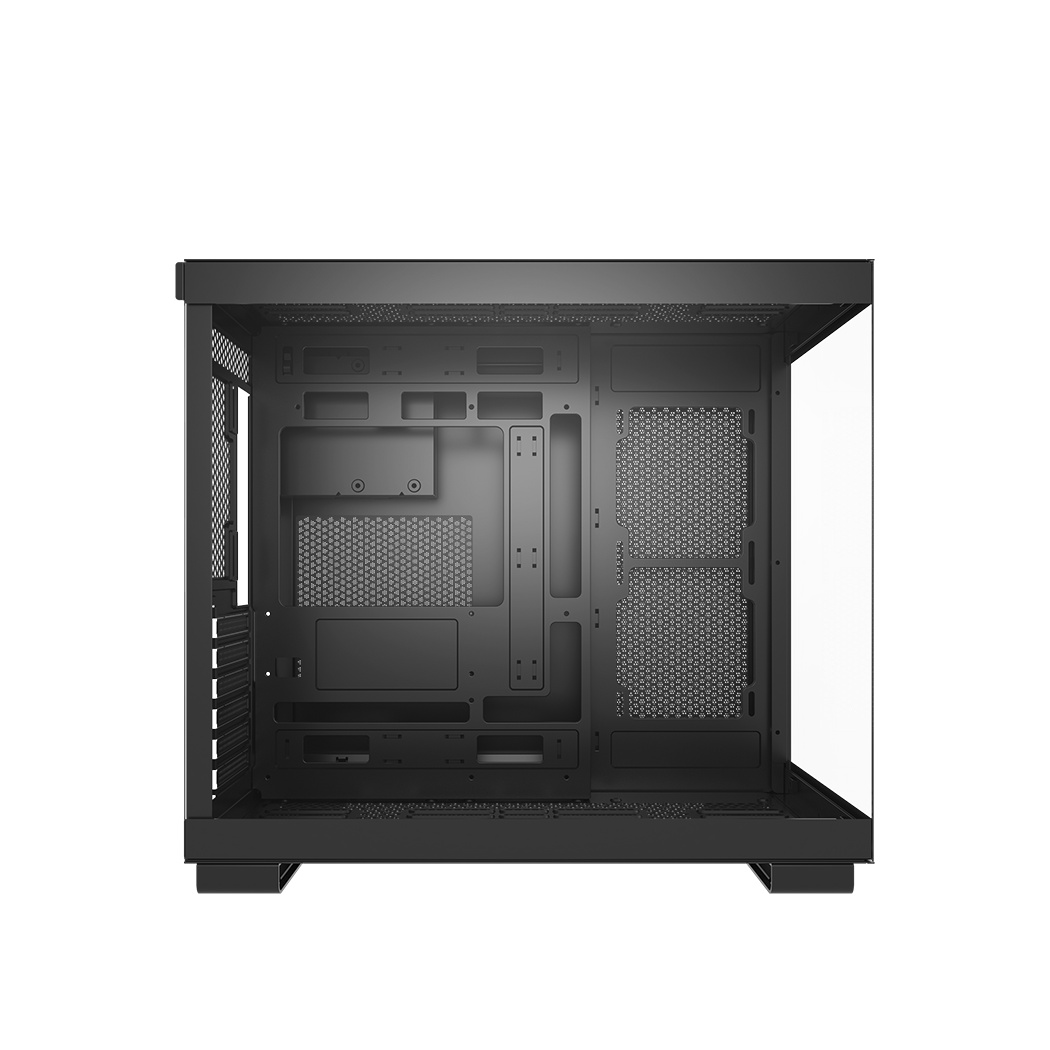 Корпус без блока питания PCCOOLER C3 T500 BK, Panoramic Mid Tower, Black, TG, 0.7 SPCC, no fans ATX,