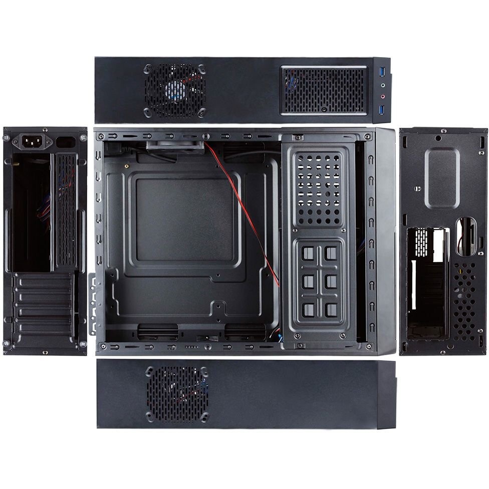 Компьютерный корпус Slim Case InWin CK709BL w/o PSU U3*2+U2*2+A(HD)+FAN+intrusion switch [6143979]