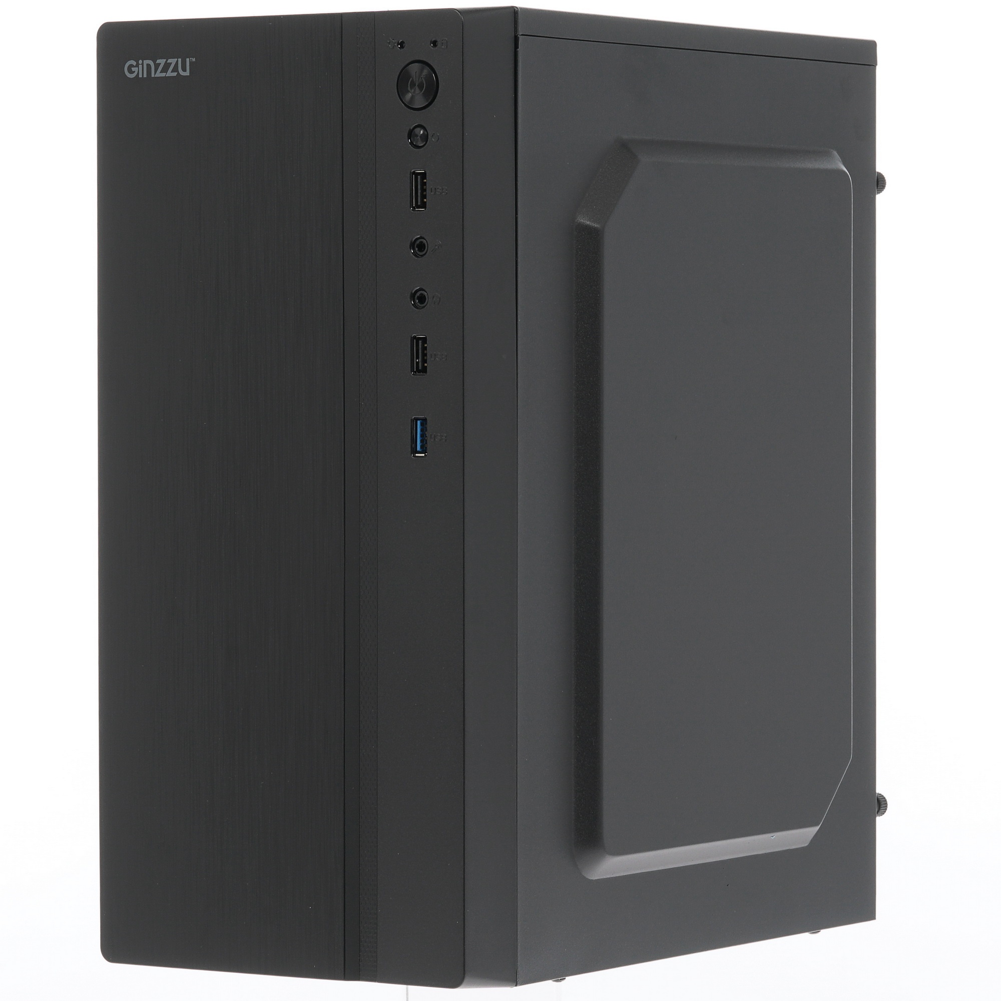 Компьютерный корпус Ginzzu B200 1*USB 3.0,2*USB 2.0,AU  w/o PSU