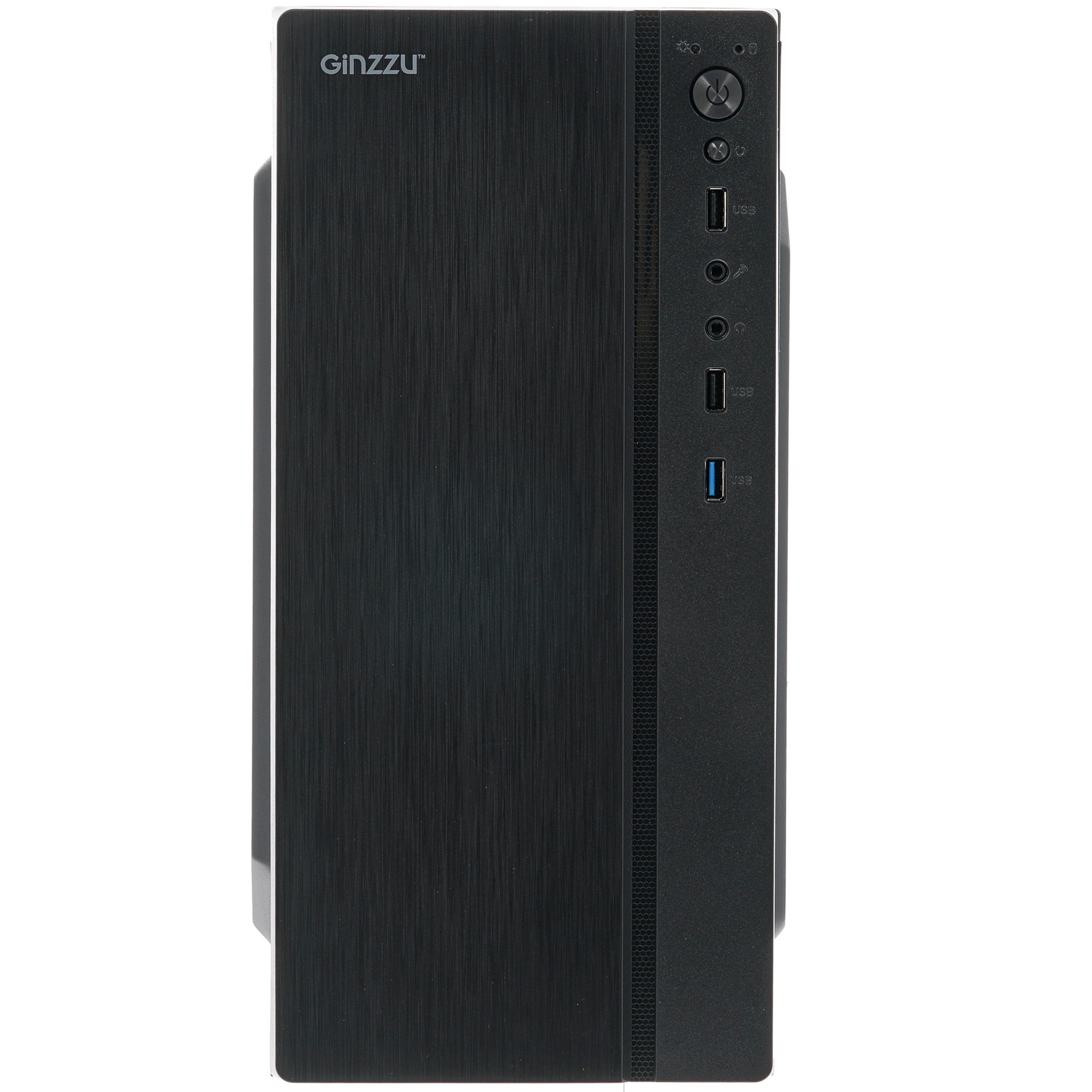 Компьютерный корпус Ginzzu B200 1*USB 3.0,2*USB 2.0,AU  w/o PSU