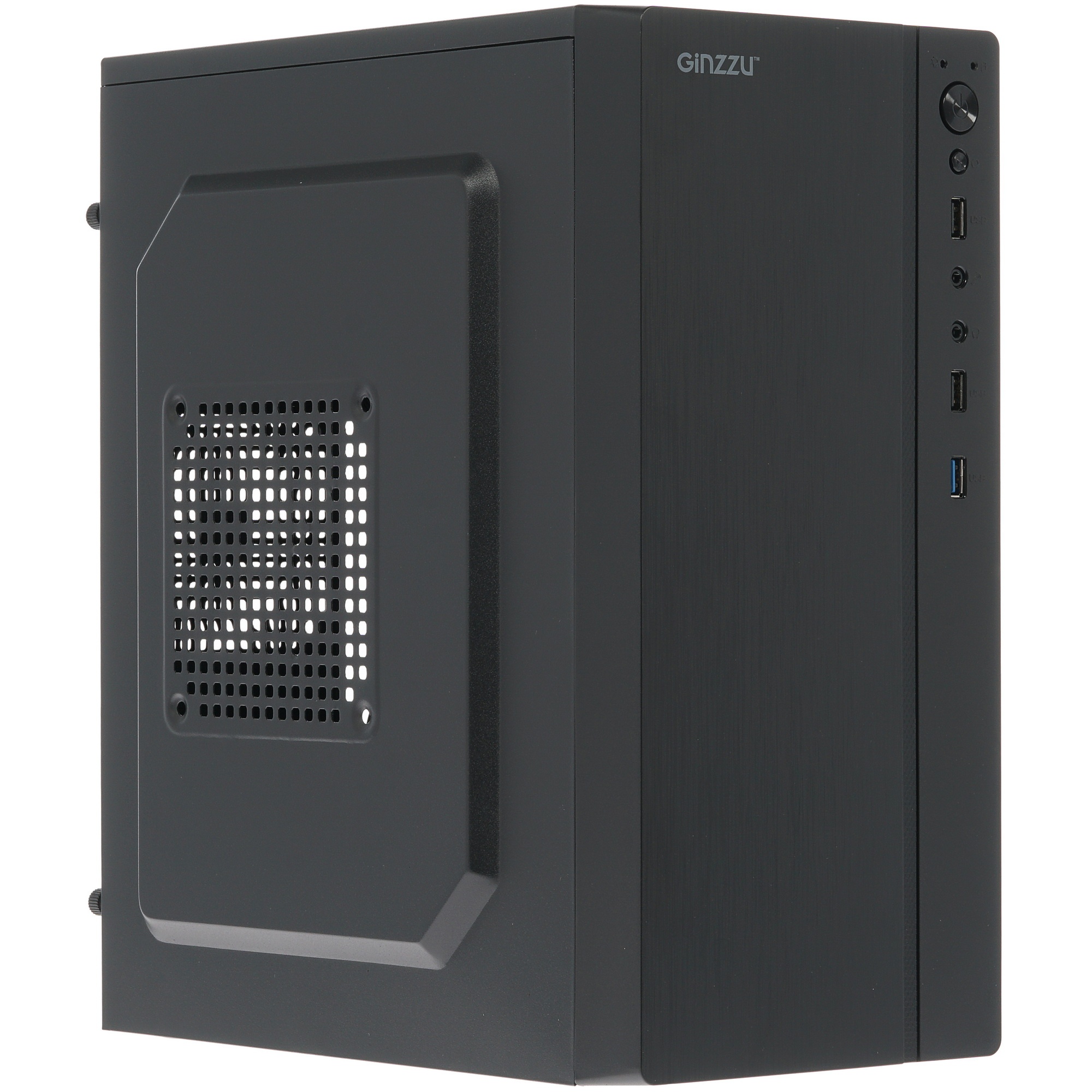 Компьютерный корпус Ginzzu B200 1*USB 3.0,2*USB 2.0,AU  w/o PSU