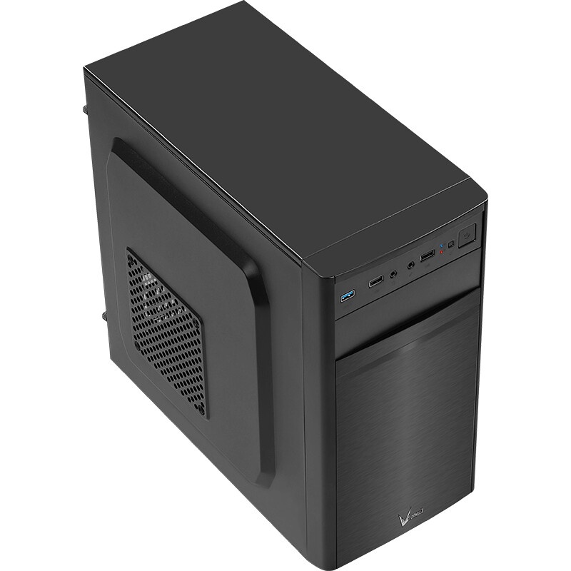 Корпус Aerocool / Formula Qs-182 черный без БП mATX 2x120mm 2xUSB2.0 1xUSB3.0 audio