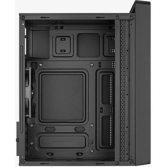 Корпус Aerocool / Formula Qs-182 черный без БП mATX 2x120mm 2xUSB2.0 1xUSB3.0 audio