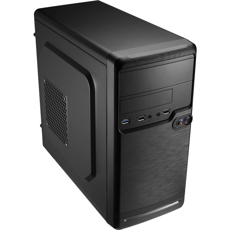 Корпус Aerocool / Formula Qs-182 черный без БП mATX 2x120mm 2xUSB2.0 1xUSB3.0 audio
