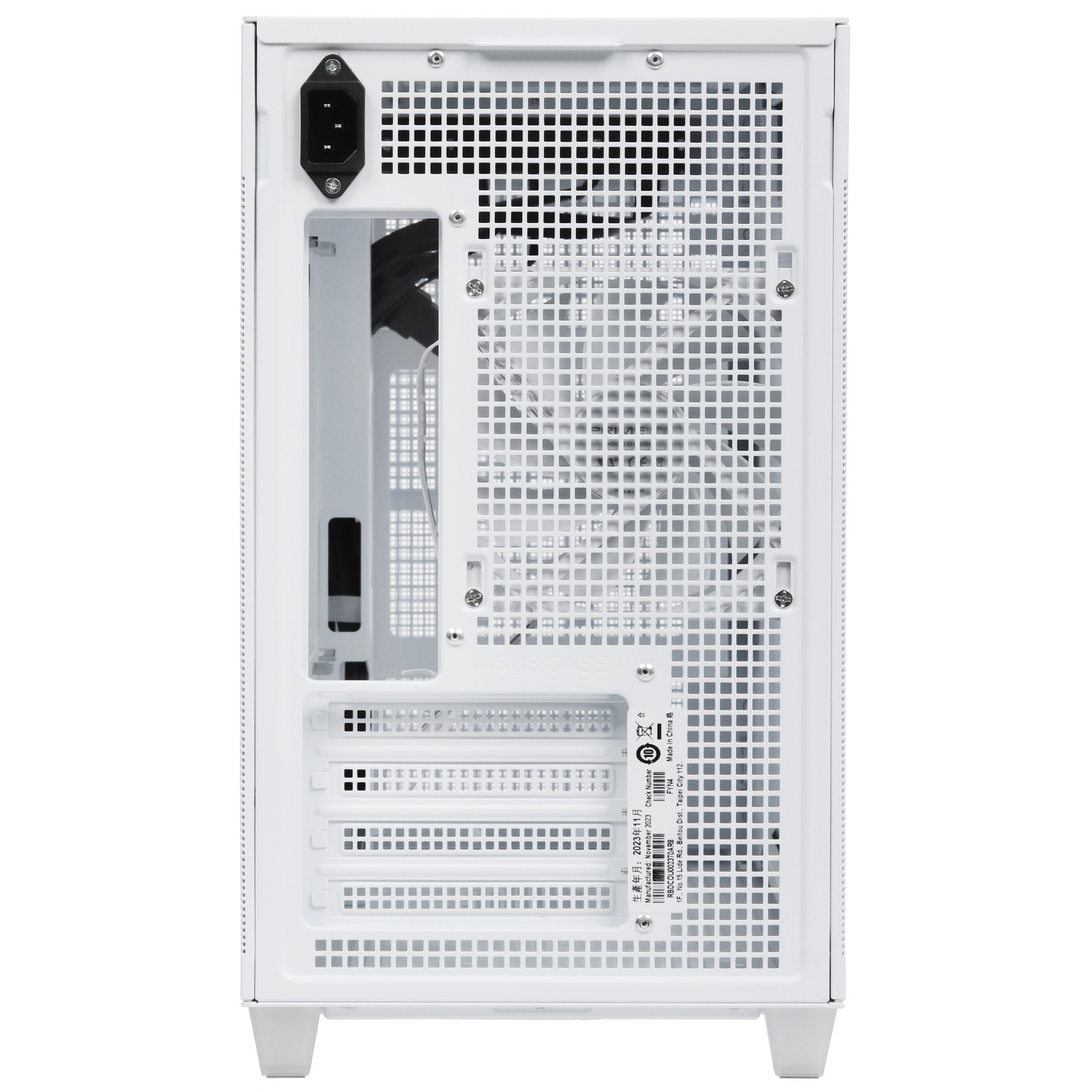 Компьютерный корпус Asus AP201 PRIME CASE TG WHITE AP201/WHT/TG