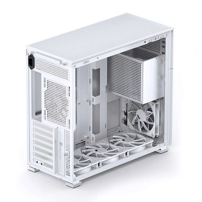 Корпус без блока питания Case JONSBO D41 STD, Midi-Tower, TG, no fan, 1xUSB-A 3.2 + 1xUSB-C 3.2, ATX
