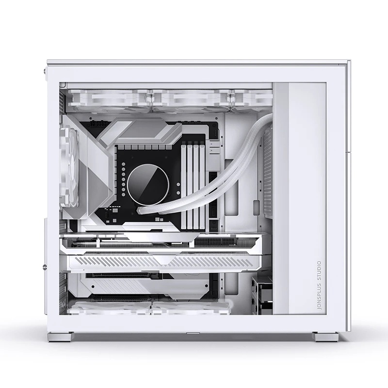 Корпус без блока питания Case JONSBO D41 STD, Midi-Tower, TG, no fan, 1xUSB-A 3.2 + 1xUSB-C 3.2, ATX
