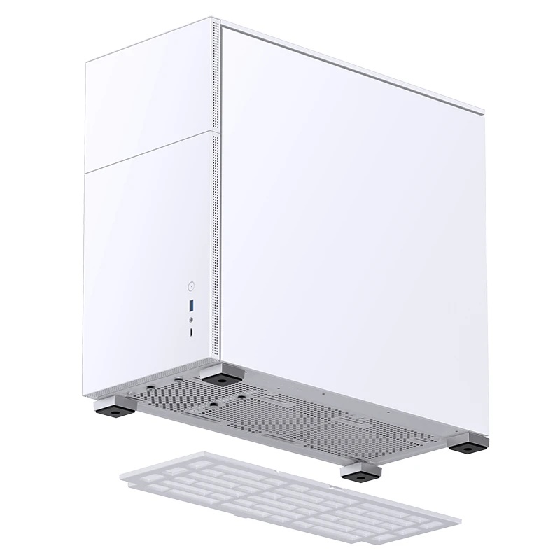 Корпус без блока питания Case JONSBO D41 STD, Midi-Tower, TG, no fan, 1xUSB-A 3.2 + 1xUSB-C 3.2, ATX