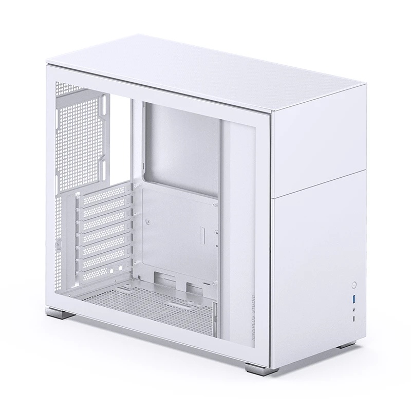 Корпус без блока питания Case JONSBO D41 STD, Midi-Tower, TG, no fan, 1xUSB-A 3.2 + 1xUSB-C 3.2, ATX