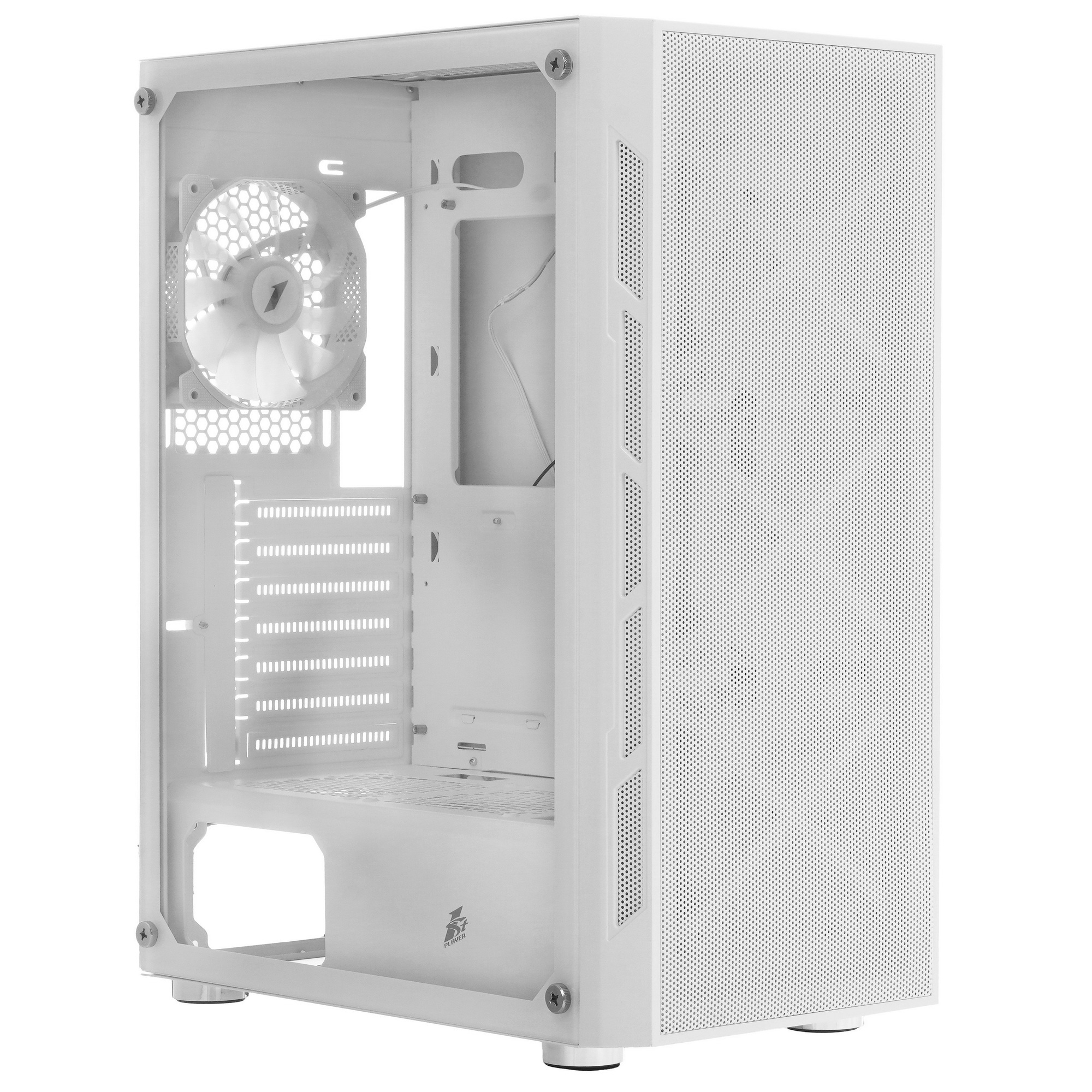 Компьютерный корпус 1STPLAYER FIREBASE XP White / ATX / 4x120mm LED fans / XP-WH-4F1-W